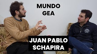 JUAN PABLO SCHAPIRA  ENTREVISTA MUNDO GEA 1 [upl. by Ciapha]