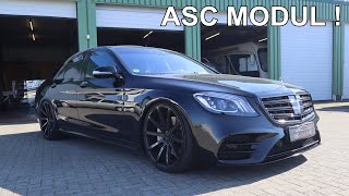 Mercedes SKlasse W222 Luftfahrwerk ASC Tieferlegung Modul Air Suspension Control Airmatic Lowering [upl. by Caswell]