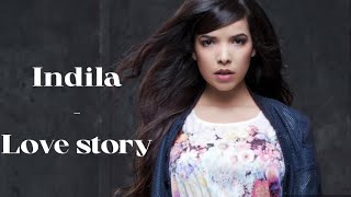 Indila  LOVE STORY lyricsparoles [upl. by Adelia298]