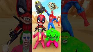 PoIpOiPoIpOiPoIpOiPoPi ✨🔥 Spiderman vs Joker Hulk Deadpool gta spiderman homemaranha [upl. by Khalil]