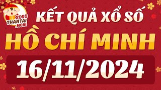 Xổ số Thành Phố  Xổ số Hồ Chí Minh ngày 16 tháng 11  XSHCM  SXHCM  XSTP hôm nay [upl. by Safoelc]