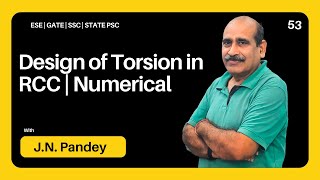 Design of Torsion in RCC  Numerical Solution  Lecture 53 [upl. by Isidro]