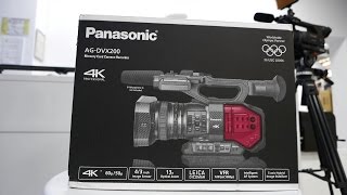 Unboxing Panasonic AG DVX 200 Fast Forward [upl. by Alieka]