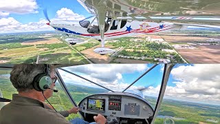 Flight in the Zenith CH 750 Cruzer light sport aircraft unedited [upl. by Nnasus652]