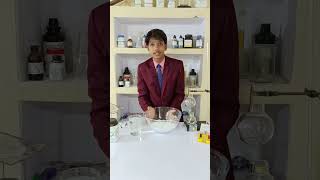 Baking soda and vinegar reaction🙂  Formation of Co2 shorts science [upl. by Dardani]