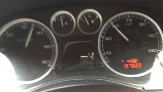 Peugeot 307 SW 20 HDI 110 Acceleration [upl. by Enyrhtak191]