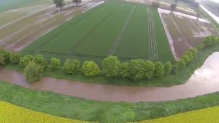 Hochwasser Mai 2013  Rehren  Mittellandkanal [upl. by Elliot]