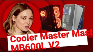 НИКС Компьютерный Супермаркет видео про Корпус Cooler Master Masterbox MB600L V2 без БП с окном 1 [upl. by Ingles]