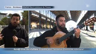 Duplex  Kendji Girac hospitalisé près de Bordeaux RTBF [upl. by Rhonda]