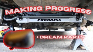 Integra Dc4Dc2 rear sway bar and subframe brace install  dream parts [upl. by Amalberga]