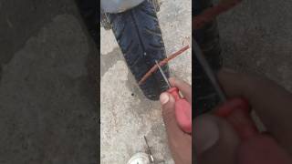 Tubeless Tyre Puncture 💥Repair Kit Tutorial how to repair tyre puncture at home tyre puncture kit🛞 [upl. by Llennaj]