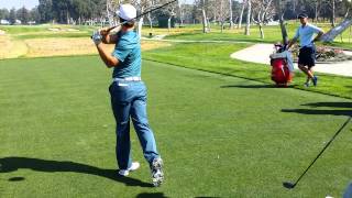 Nicolas Colsaerts Francesco Molinari Thorbjorn Olesen Gonzalo FernandezCastano 17th at Riviera [upl. by Penman]