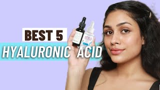 Best 5 Hyaluronic Acid Serum Available in India [upl. by Akemyt634]