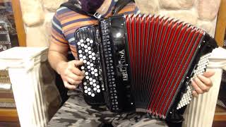 BELTSTUIIIB96BK  Black Beltuna Studio III Chromatic Button Accordion B System LMM 69 96 4999 [upl. by Irok]