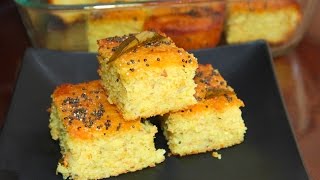 Classic Handvo Video Recipe  Baked Rice Lentils Cake  Bhavnas Kitchen [upl. by Shiff]