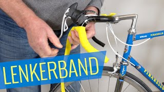 LENKERBAND WICKELN bei einem älteren Rennrad Felix Oldtimer Projekt  Fahrradorg [upl. by Liggett]