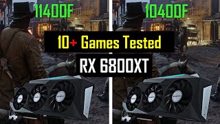 Intel i5 11400f vs 10400f Gaming Benchmark for gamers [upl. by Tare376]