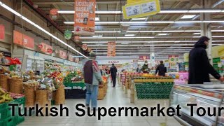 Turkey Supermarket Tour  prices in January 2022 [upl. by Ycnan]