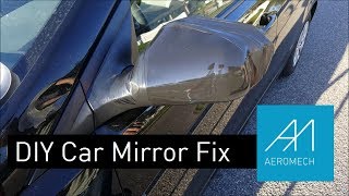 DIY Cheap Car Mirror Fix [upl. by Leahcar]