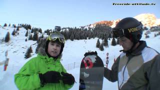 Test Burton Custom X 2011 par freerideattitudecom [upl. by Luar]