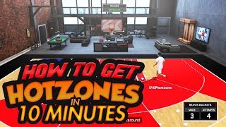 HOW TO DO THE NBA2K18 HOTSPOT GLITCH EASY TUORIAL  NBA2K18 HOTZONES GLITCH  NBA2K18 MYPLAYER [upl. by Kcirdnek]