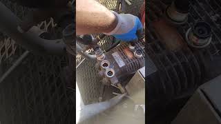 Cleaning up pressure washing pump 5 gal per min [upl. by Agiaf]