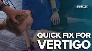 Epley maneuver can be quick effective treatment for vertigo [upl. by Aineles875]