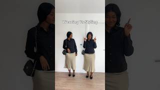 How to Look Classy in a Skirt  Skirt Style For Work  stylehacks summerstyle fashionideas [upl. by Rye239]