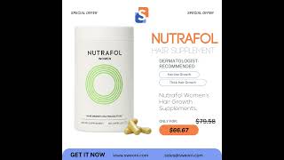 Nutrafol Womens Hair Growth Supplements Ages 18 44 Clinically Proven [upl. by Atnes]