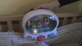 Fisher Price Ocean Wonders Musical Aquarium Crib Attachment [upl. by Nylekoorb876]