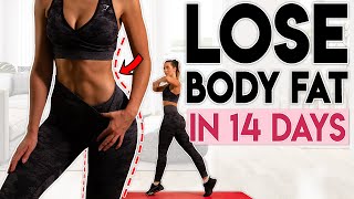 LOSE BODY FAT At Home in 14 Days  Home Workout Program [upl. by Good608]