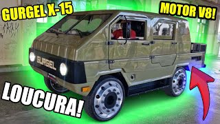 GURGEL X15 COM MOTOR V8 DE BMW [upl. by Aikal555]