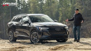 2024 Audi Q8 ETron Review and OffRoad Test [upl. by Adnolaj]