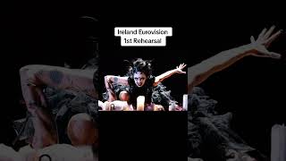 Ireland Eurovision 1st Rehearsal eurovision esc24 eurovision2024 ireland [upl. by Amled896]