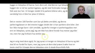 Video 118 KLAGEBREV på nivå A2B1 jeg korrigerer oppgaven [upl. by Varian899]