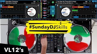 Hip HopTrap vs Funk Mix  Denon DJ VL12s amp X1800 Prime with Serato DJ Pro [upl. by Pasadis]