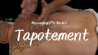 Tapotement  Massagegriffe Basic [upl. by Gerkman]