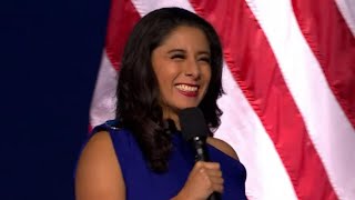 2024 Democratic National Convention  Texas Judge Lina Hidalgo full speech Aug 19 2024 [upl. by Annorah]