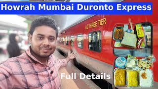 Howrah mumbai duronto express  Duronto express Journey  Duronto Food Review [upl. by Godspeed519]