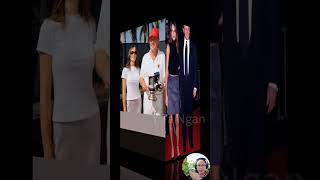 Couple Donald Trump ytangan short shorts melaniatrump donaldtrump trumpswife melania trump [upl. by Nae982]