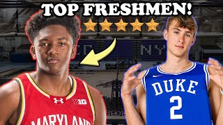 TOP 10 Most IMPACTFUL FRESHMAN in College Basketball [upl. by Ahsema843]