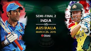 Cricket World Cup 2015  India vs Australia SemiFinal 2 [upl. by Herzberg]