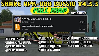 UPDATE  APKOBB BUSSID V433 TANPA IKLAN SUPPORT ONLINE amp OFFLINE  TERBARU [upl. by Oni]