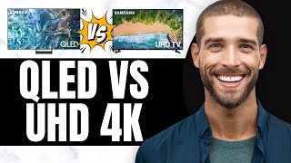 QLED VS UHD 4K WHAT’S THE DIFFERENCE amp WHICH ONE IS BETTER 2024 [upl. by Aihtnys]