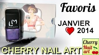 Mes favoris ongles janvier 2014 [upl. by Lebatsirc289]