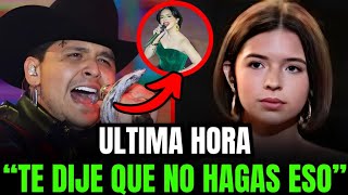 💥Christian Nodal Detuvo su Concierto para Regañar a Ángela Aguilar y decirle esto 🤯¡Sin Palabras [upl. by Divadleahcim]