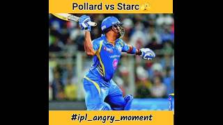 kieron pollard vs mitchell starc 🫣 ipl ashortaday [upl. by Eirlav]