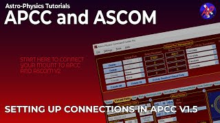 Setting Up Connections in APCC v15 [upl. by Yemrej]