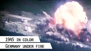 Airstrikes during World War II Germany 1945 in color [upl. by Rollins124]