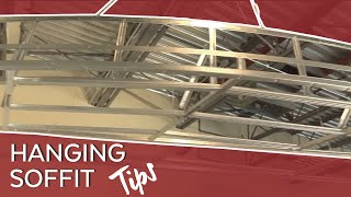 Hanging Ceiling Soffit with Wire  Soffit Tips  Armstrong Ceiling Solutions [upl. by Lazare]